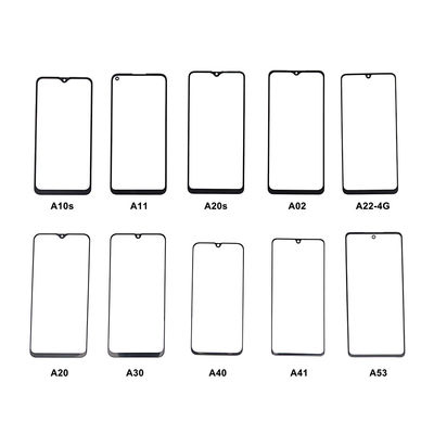 2-in-1 Glass With Oca for A10S A11 A20s A02 A22-4G A20 A30 A40 A41 A53 For Samsung Mobile Phone Front Outer Glass Oca